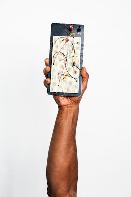 A person holding a smartphone displaying a navigation app with a detailed map of a city, showing points of interest, public transportation routes, and real-time traffic updates. The background features a blurred urban landscape with iconic landmarks.